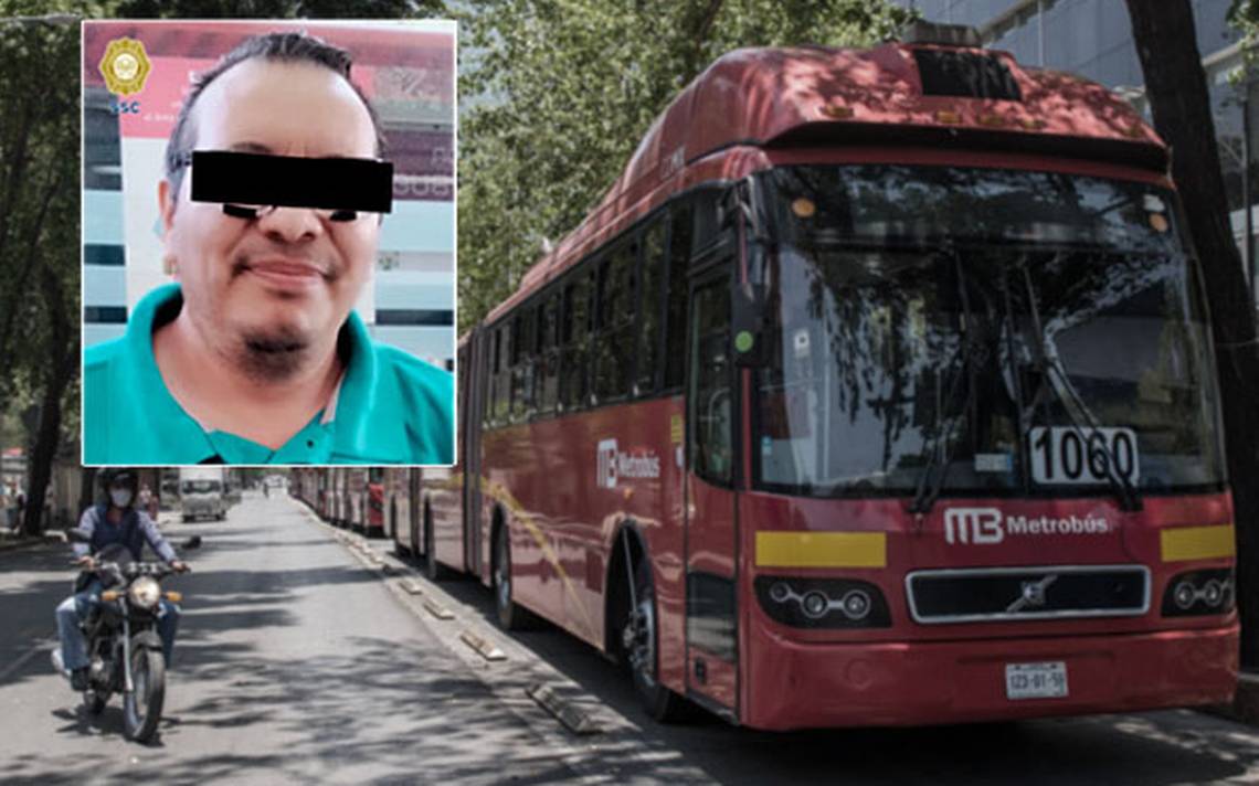 Acoso Sexual En Línea 1 Del Metrobús Cae Sujeto Acusado De Masturbarse Ante Una Usuaria La 6999